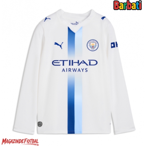 Manchester City Tricou Fotbal Replică 2026-27 Barbati Treilea Mâneci Lungi Manchester City Tricou Fotbal Replică 2026-27 Barbati Treilea Mâneci Lungi